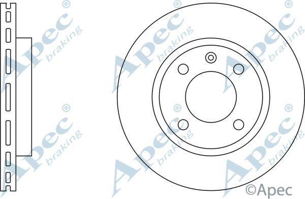 APEC BRAKING Jarrulevy DSK116